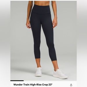 BNWOT Lululemon Leggings Navy Blue